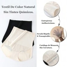 2pcs Panty Faja Invisible Calzón Levanta Cola Tipo Colombiana - Multicolor - Ver 3