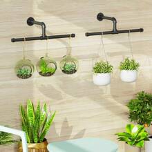 Industrial Pipe Coat Rack Vintage Rack Clothes Hanger Clothes - Black - View 7