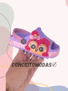 Kids Fashion Slippers - Purple - View 5