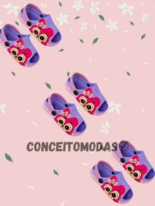 Kids Fashion Slippers - Purple - View 4