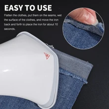 Fita adesiva automática 60M para bainha de Denim, suprimentos de costura doméstica para encurtar o comprimento das roupas, ideal para acampamentos. - Branco - Visão 4