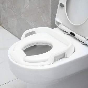Easy-To-Install Toilet Training Potty Ring 2023- Baby Toddler Self-Help Toilet Training Seat,Potty Seat Designed As A Comfortable Toilet Trainer To Make Kids Independent For Doing Pee/Poo.