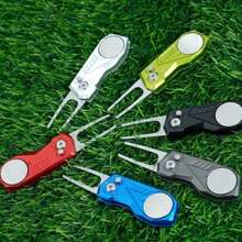 1 Máy Tính Golf Divot Công Cụ Sửa Chữa Với Nút Bật Lên Mini Golf Divot Dụng Cụ Có Thể Gập Lại Golf Xanh Dĩa Golf Bút Đánh Dấu Sân bền - Đỏ - Xem 5