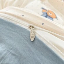 A级婴儿级水洗双层纱布单人被套清新风学生宿舍单人床上用品