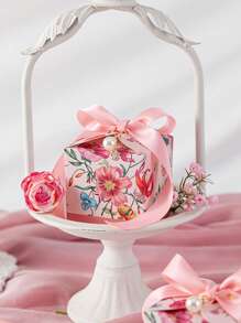 5/10/20/30 pezzi di scatole per bomboniere da 7 cm, scatole regalo con nastri per decorazioni per matrimoni, baby shower, feste di compleanno