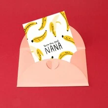 1 pieza Set de tarjeta de felicitación para el Día de la Madre con sobre, deseos de feliz cumpleaños para mamá, aprecio para los padres, tarjeta de mensaje positivo inspiracional, tarjeta de expresión sentimental premium, tarjeta de felicitación creativa para el Día de la Madre, Día del Padre, cumpleaños, aniversario, graduación, festividad