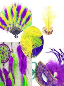 10Pcs/Lot 15.20cm-6-8inch Colored Artificial Ostrich Feathers For Crafts Wedding Decoration Handicraft Accessories Table Centerpieces Carnival Plumas Decor