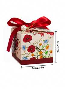 5/10/20/30 pezzi di scatole per bomboniere da 7 cm, scatole regalo con nastri per decorazioni per matrimoni, baby shower, feste di compleanno