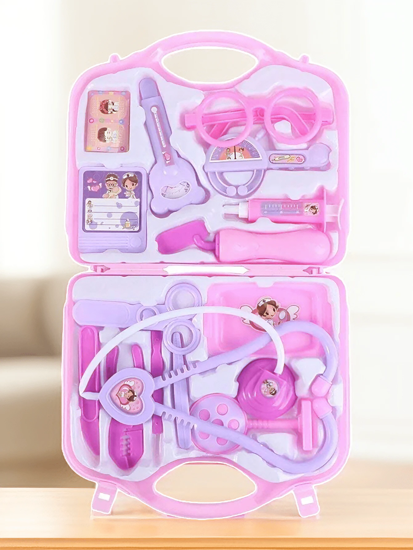 Children's Pretend Play Educational Doctor Box Kit Medical Set For