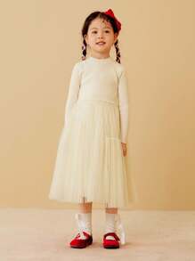 mini bala Young Girl Dress Dragon Year New Spring National Style Red Princess Dress