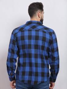 Men Shirts - 藍色 - 查看 3