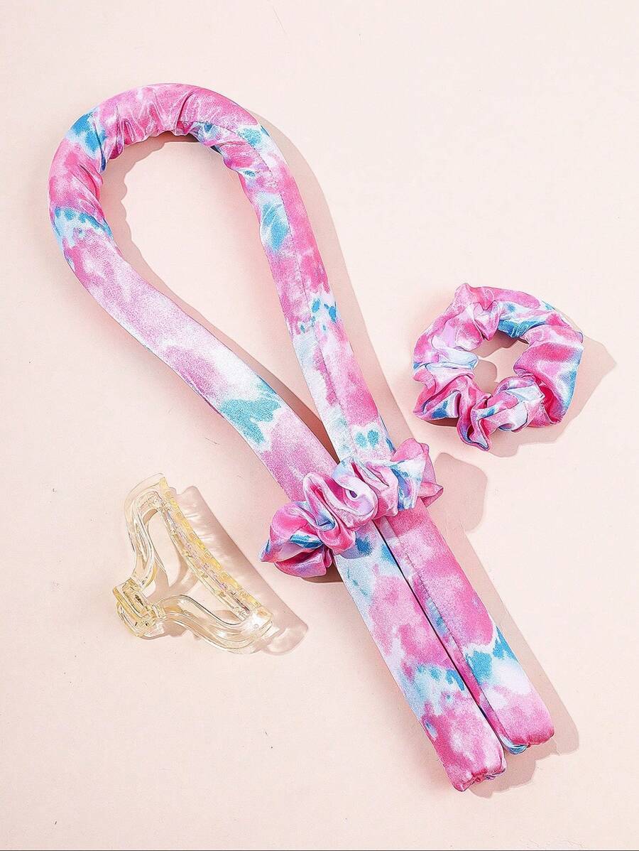 Thanh uốn tóc không dùng nhiệt Băng đô không tỏa nhiệt Dải lụa uốn Thanh uốn tóc Con lăn làm xoăn với kẹp tóc Slouchy Sóng mềm tự nhiên Con lăn tạo kiểu tóc tự làm Công cụ tạo kiểu cho giấc ngủ qua đêm - Nhiều màu - Xem 1