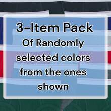 ToBeInStyle Men's Pack Of 3 Or 6 Cotton Bikini Briefs - Gói 3: Nhiều loại - Xem 2