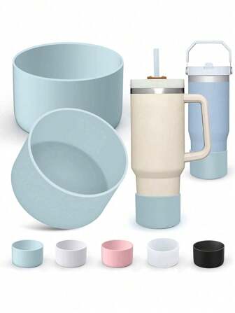 40oz帶手柄水瓶底部保護套，以及20oz/30oz Yeti Rambler隨行杯底部保護套，瓶底保護袖套，車用杯配件
