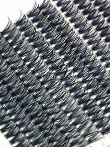 Kit de extensión de pestañas de 280 piezas, kit de extensión de pestañas DIY, pestañas rizadas en D, pestañas individuales con unión de pestañas impermeable y pegamento sellado, pinzas de pestañas profesionales DIY en casa (30D-D-9-16MM),pestañas pestans extensiones de pestañas