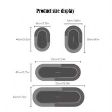 1pc Bathroom Non-Slip Carpet, Bathroom Non-Slip Absorbent Stain Free Quick Drying Bathroom Floor Mat, Long Thin Bath Rug, Fit Under Door Rubber Bath Mat, Shower Rug , Bathroom Decor , Bathroom Decorations Outdoor Rug Door Mat Fall Decor Bathroom Accessories Back To School Entryway Decor