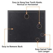 1 Khung ảnh kỷ niệm thú cưng kèm 2 tấm lót kiểu 4+1 hoặc 6+1 ảnh và bài thơ Khung ảnh tưởng niệm chó cho thú cưng mất mát Quà tặng Bài thơ chia buồn Tưởng nhớ thú cưng (Màu đen, 11*14 inch) - màu đen - Xem 4