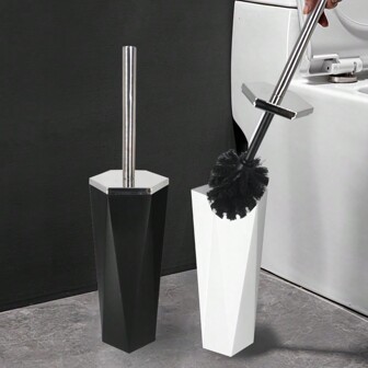 1pc Detachable Plastic Luxury Bathroom Toilet Brush, Home Decor Accessory Bathroom Decor Fall Decor