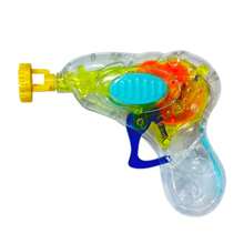 1pc Handheld Cartoon Bubble Gun With Light, Manual Bubble Maker Toy For Kids