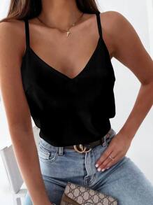 Women Tank Tops & Camis - Black - View 2