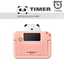 Alarma despertador temporizador multifuncional para ocasiones de estudio, despertar, cocina, cronometro, hora, cinta de iman que se deja pegar en superficies - Rosa - Ver 6