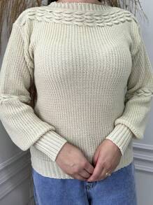 Women Sweaters - Rượu sâm banh - Xem 2