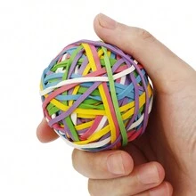 Eagle Rubber Band Ball, 170 Bands Per Ball, Assorted Colour - Multicolor - View 1