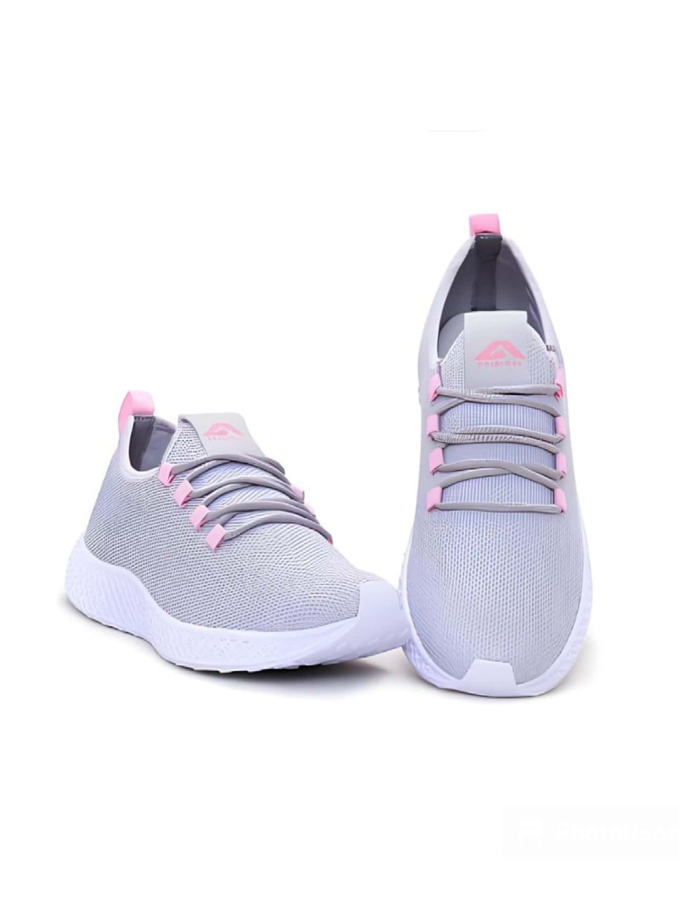 Women Wedge Sneakers - xám - Xem 1