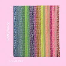 600 piezas de tiras de papel plegado con forma de estrella luminosas y de colores, decoración hecha a mano DIY, decoración para festividades, enseñanza escolar, decoraciones del dormitorio