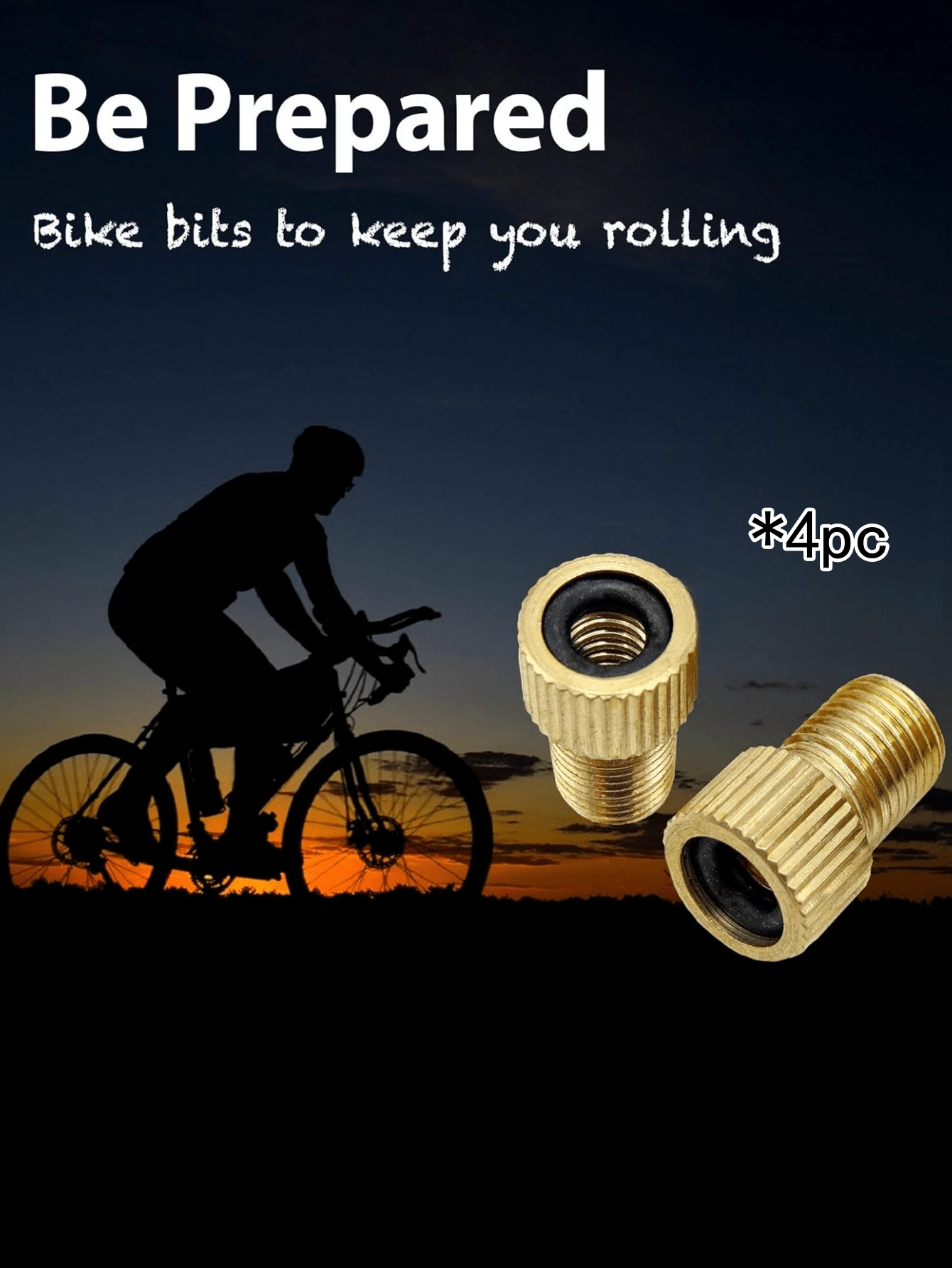 Schradervalve To Presta Adapter Grommet Reducer For Large Bike Rim Hole 12 Pack French Valve For Large Bike Rim Hole