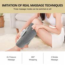 Hailicare 2pcs Calf Massager Fully Automatic Electric Leg Massage Device 3-Modes Air Pressure Airbag Air Pressure Massage Leggings USB Charging