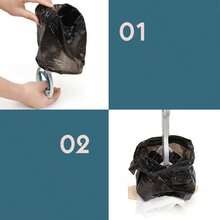 1pc Dog Poop Scoop Pet Pooper Scooper For Cleaning Up Waste With Handle For Home Use - Multicolor - View 9