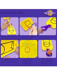 Desktop Basketball Arcade: Fun Interactive And Educational Toy! Interactive Basketball Hoop Finger Shooting Game - 2 Player Tabletop For Kids Party Fun - Multicolor - View 8