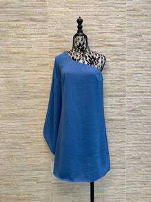 Women Dresses - Màu xanh lam - Xem 4