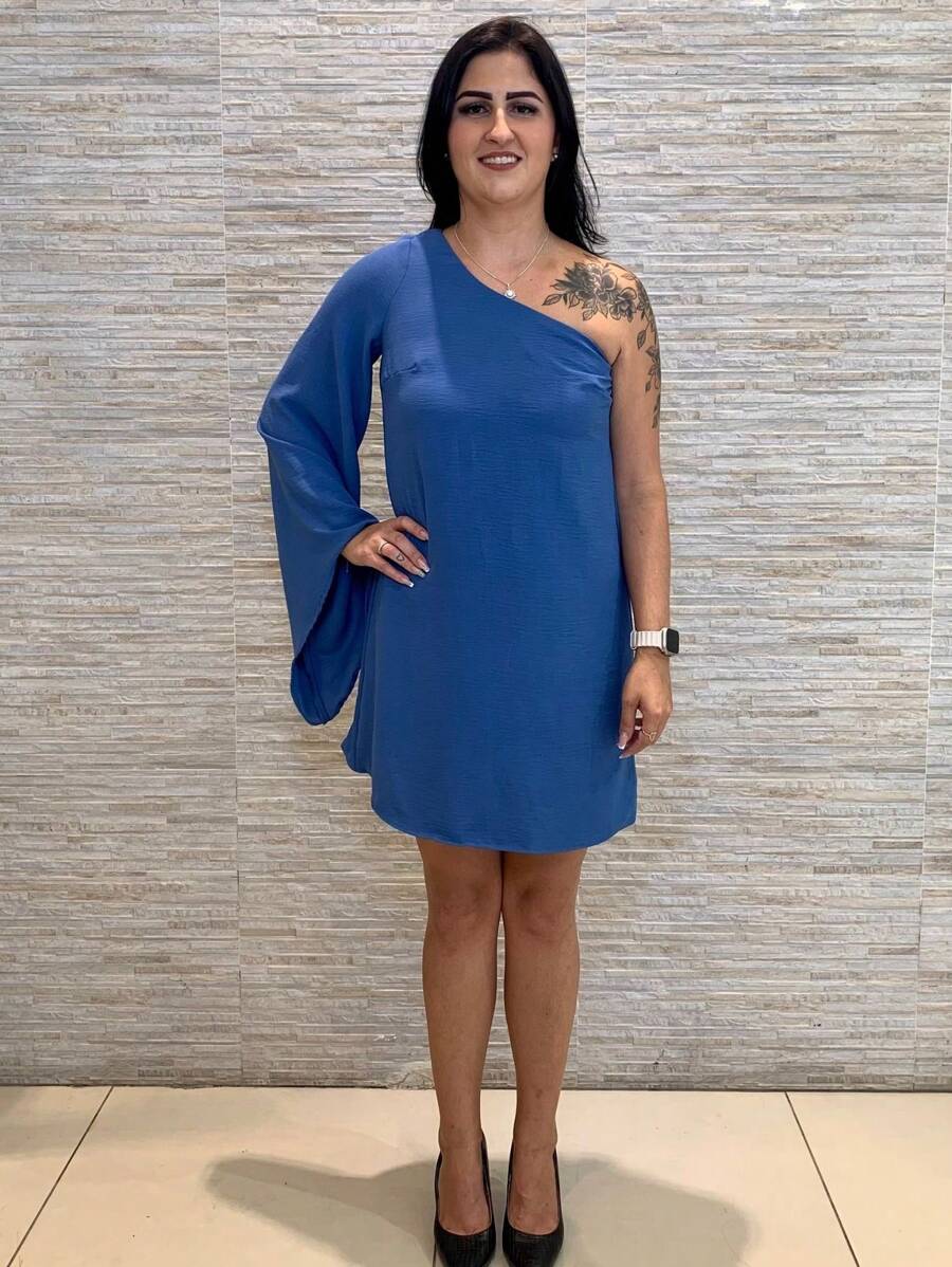Women Dresses - Màu xanh lam - Xem 1