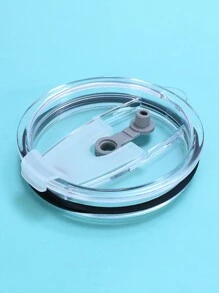 1pc/2pcs 30oz Magnetic Cup Lid With Push Slider/Airtight Seal/Liquid Leakproof/Plastic Cover/Circle Shape For Coffee/Travel/Fitness