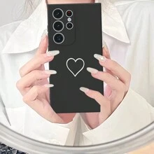 1pc Anti-Drop Solid Color TPU Phone Case + Camera Lens Protector, Compatible With Apple IPhone 11/12/13/14/15 Pro Max, Galaxy S22/S23/S24+ And More, Also Suitable For OPPO, VIVO, Redmi, HONOR Models