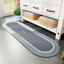 1pc Bathroom Non-Slip Carpet, Bathroom Non-Slip Absorbent Stain Free Quick Drying Bathroom Floor Mat, Long Thin Bath Rug, Fit Under Door Rubber Bath Mat, Shower Rug , Bathroom Decor , Bathroom Decorations Outdoor Rug Door Mat Fall Decor Bathroom Accessories Back To School Entryway Decor