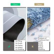 1pc Bathroom Non-Slip Carpet, Bathroom Non-Slip Absorbent Stain Free Quick Drying Bathroom Floor Mat, Long Thin Bath Rug, Fit Under Door Rubber Bath Mat, Shower Rug , Bathroom Decor , Bathroom Decorations Outdoor Rug Door Mat Fall Decor Bathroom Accessories Back To School Entryway Decor