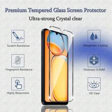 6-In-1 6pcs = 3pcs Screen Protector +3pcs Lens Film Compatible With Xiaomi RedMi Note 13 Pro 5G 13C 12 12C 10 10A 10C 11 Pro Plus + 11S 12S 10S 4G 5G Note12 Note11 A1 A2 A1+ A2+ A3 A3x Tempered Glass Global Version Film Protective Full Cover Screen Protector Lens Glass - Clear - View 7
