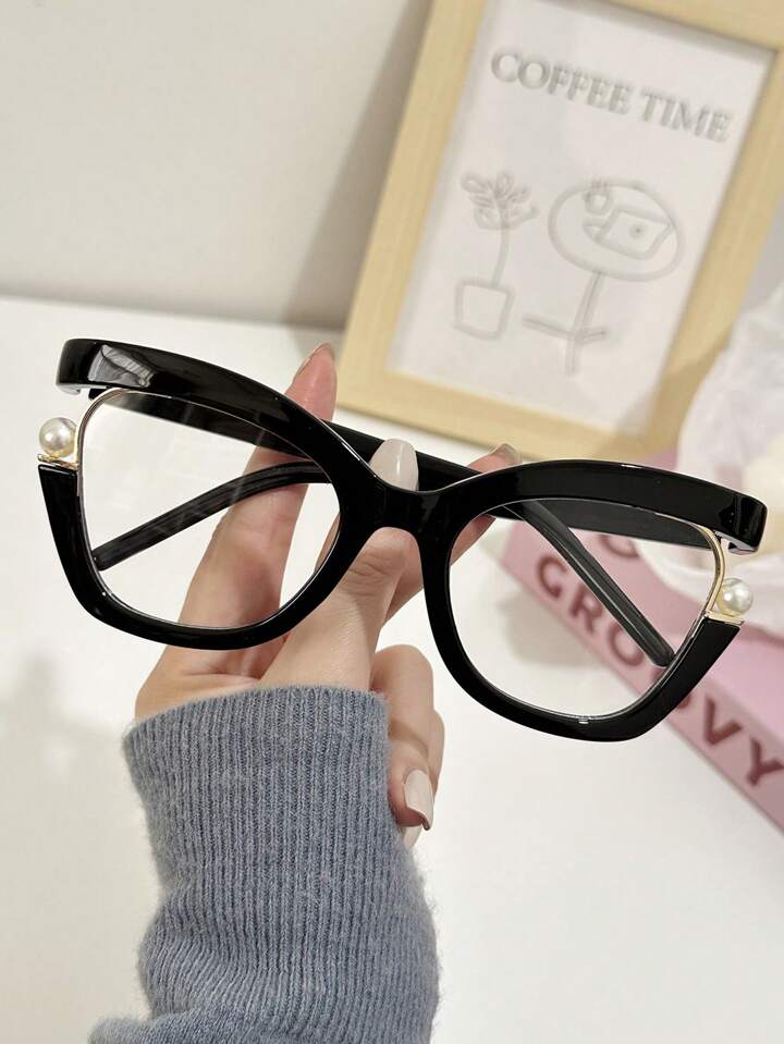 マルチカラーメガネ キャットアイスタイル