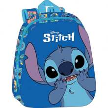 Mochila 3D Stitch 27 X 33 X 10 Cm ✅ Entrega 24/48h a España (península) - Mochilas Guardería - Mochilas Escolares - Safta - Ref. 622454890 - Multicolor - Ver 1
