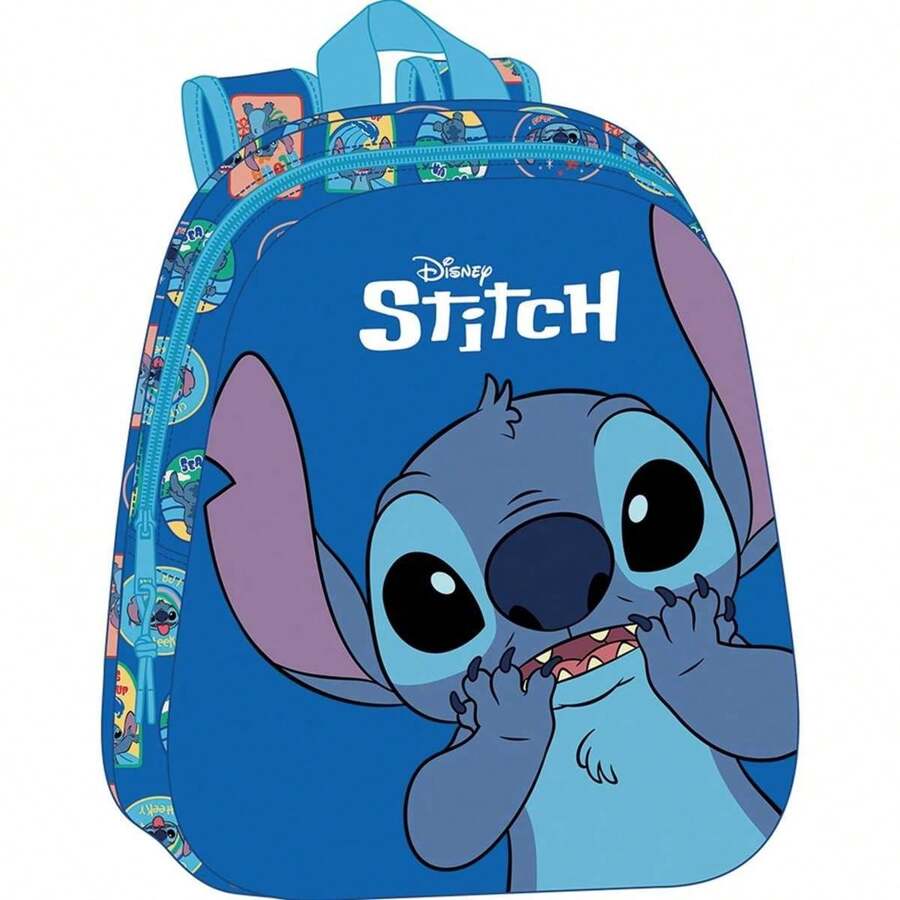 Mochila 3D Stitch 27 X 33 X 10 Cm ✅ Entrega 24/48h a España (península) - Mochilas Guardería - Mochilas Escolares - Safta - Ref. 622454890 - Multicolor - Ver 1