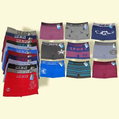 Paquete de 12 boxer CABALLERO MELISSA SHOP