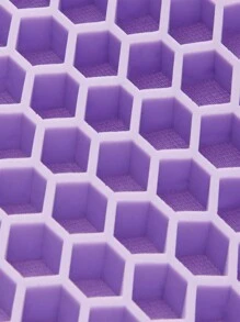 1Pc TPE Pectin Gối mùa hè tạo cảm giác mát lạnh,Sử dụng gối ngủ tổ ong,Gối mềm mại, thoáng khí bảo vệ đốt sống cổ,Hỗ trợ giấc ngủ & Hỗ trợ tốt, Bộ đồ giường - Màu tím - Xem 5