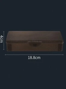 Storage Box Can For Nail Tools Or Cosmetics Storage Transparent Storage Box Plastic Package Nail Art Design Manicure Box, Room, Bathroom, House, Pink Room, Living Travel Stuff, Gift Bag, Gifts For Mom, Dad, Men, Friends, Teacher, Birthday, Wedding, Desk, Shelves, Accessories, Gift Boxes, Funny Gift, Storage Bag, Makeup Bag, Toiletry Bag, Desk Organiser, Cosmetic Bag, Makeup Pouch, Vanity Accessories, Make Up Pouch, Make Up Bags, Jewellery Box, Pouch, Makeup Brush Holder, Brush Holder, Perfume Organiser, Pouch Bag