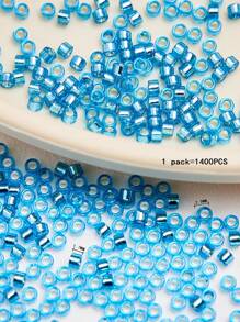 1400顆20g 2.5mm古董珠銀嵌入系列DIY手工珠子，珍珠刺繡，鑽石髮夾材料-母親節禮物，教師節禮物，畢業禮物 - 20色灌銀古董珠 - 查看 3