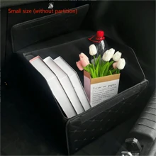 Easypie Selection Organisateur de coffre de voiture 1 pièce Grande boîte de capacité Sac de rangement multifonctionnel pour outils de voiture Rangement et rangement Sac pliant en PU pour boîte de rangement d\"urgence