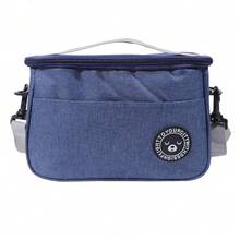 1入組午餐袋，保溫手提袋，鋁箔午餐袋，大容量隔熱袋，野餐袋 - 彩色 - 查看 12