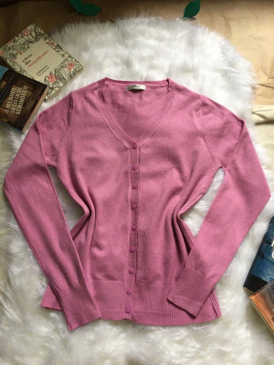 Women Cardigans - 粉色 - 查看 1